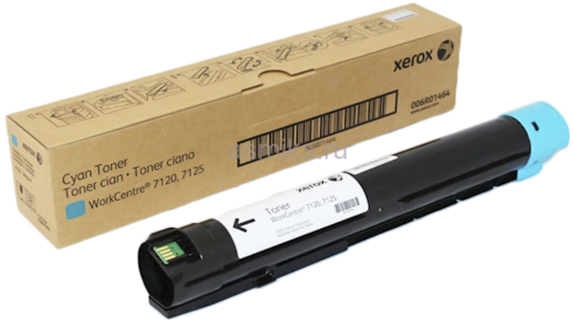 კარტრიჯი Xerox  006R01464 Toner Cartridge Cyan WC 7120, 7125, 7220, 7225 (15000 Pages)