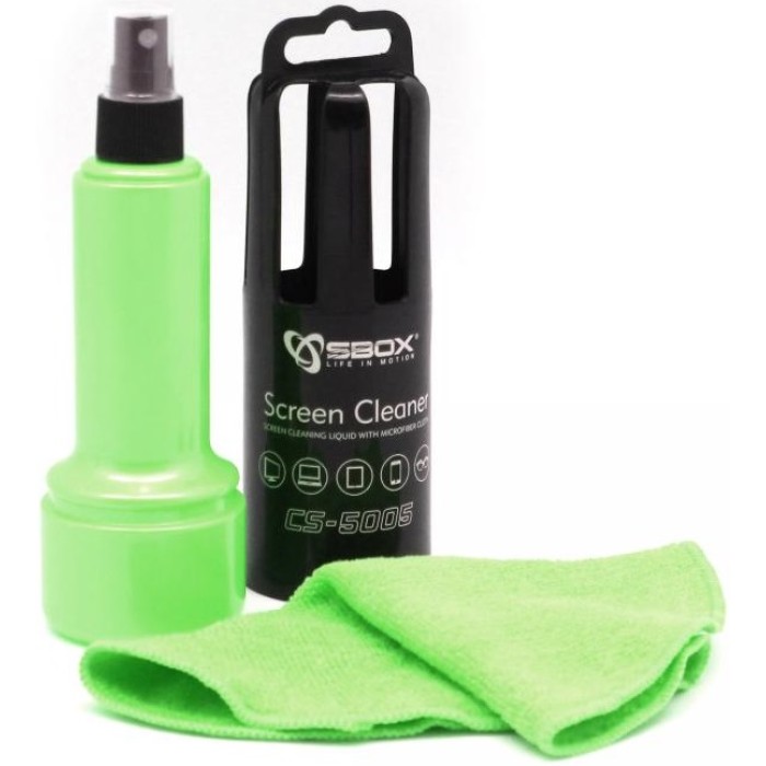 საწმენდი SBOX  Cleaner Spray CS-5005G 150 ml Green