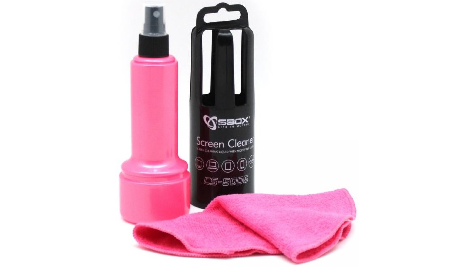 საწმენდი SBOX  Cleaner Spray CS-5005P 150 ml Pink