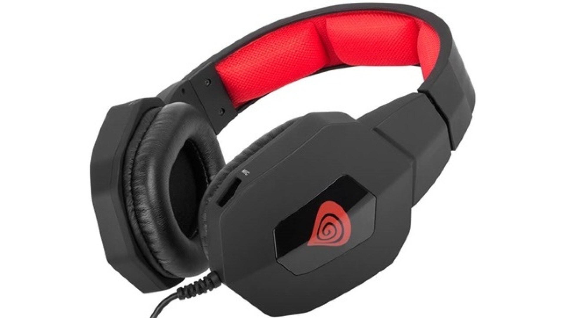 ყურსასმენი Genesis   Gaming Headest Argon 400 Black-Red  Windows XP, Vista, 7, 8, 10 3.5 mm stereo mini-jack Microphone Volume Control