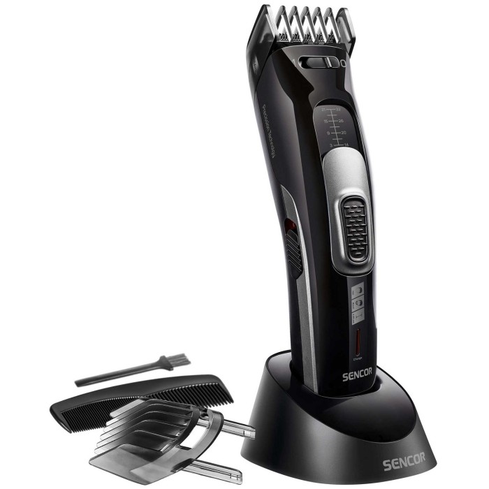 თმის საპარსი Sencor  SHP 4501BK Hair Clipper, Operate time 40min, 14-35mm,Cleaning brush, 18.5×4.7×3.7, 140g