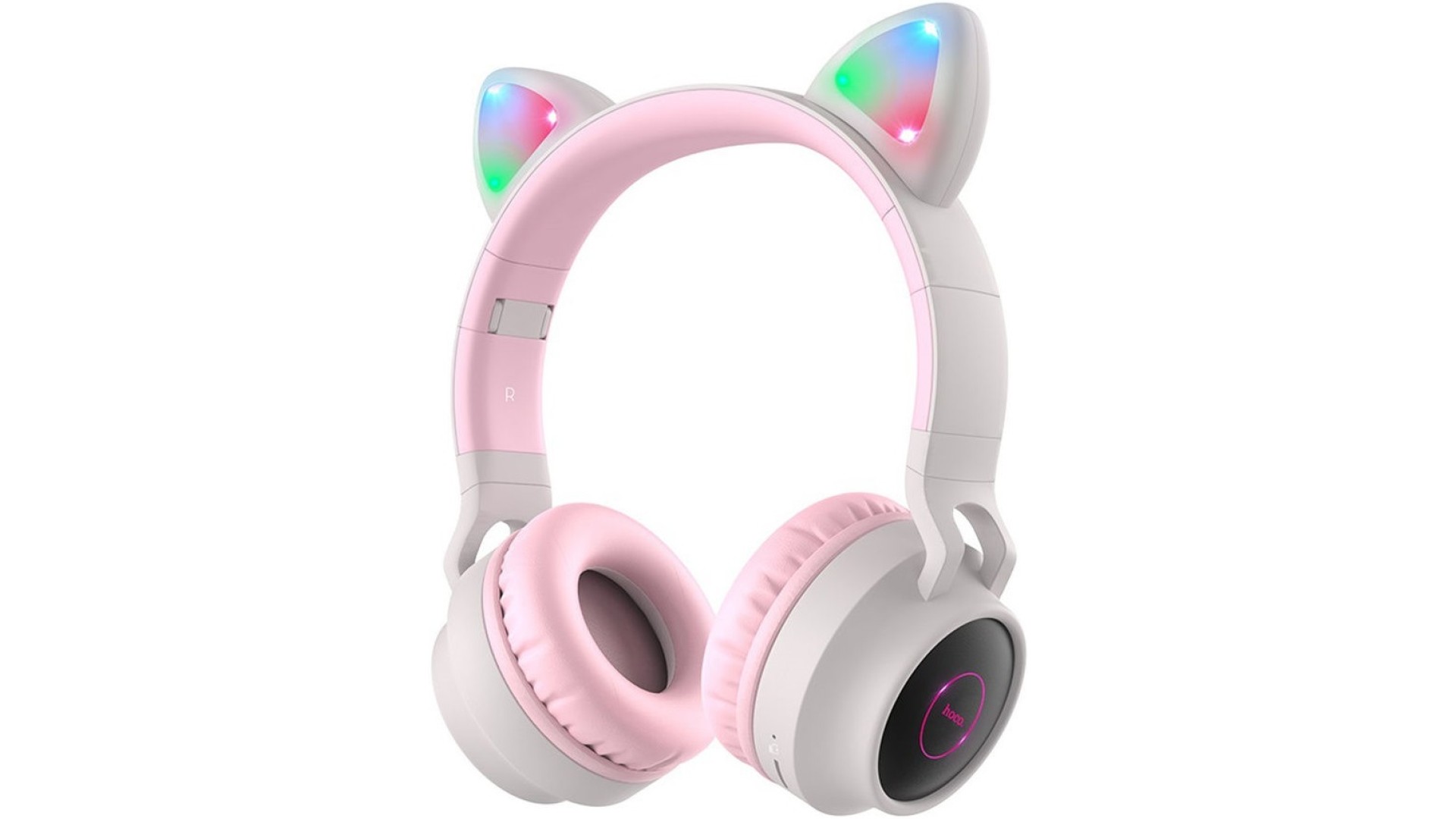 უკაბელო ყურსასმენი Hoco  W27 Cat ear wireless headphones GREY
