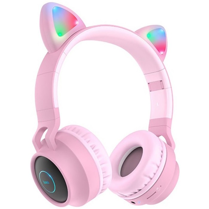 უკაბელო ყურსასმენი Hoco  W27 Cat ear wireless headphones PINK