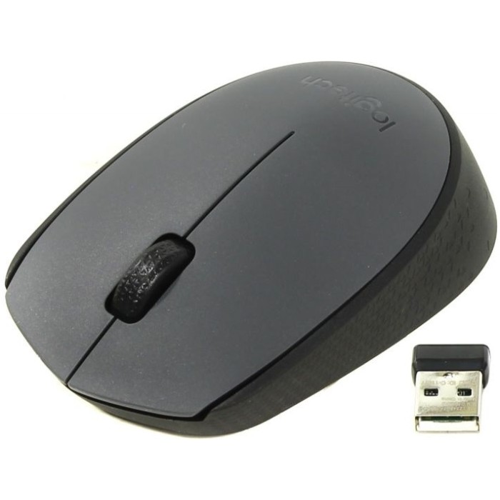 მაუსი Logitech LOGITECH Wireless Mouse M170 - EMEA - GREY