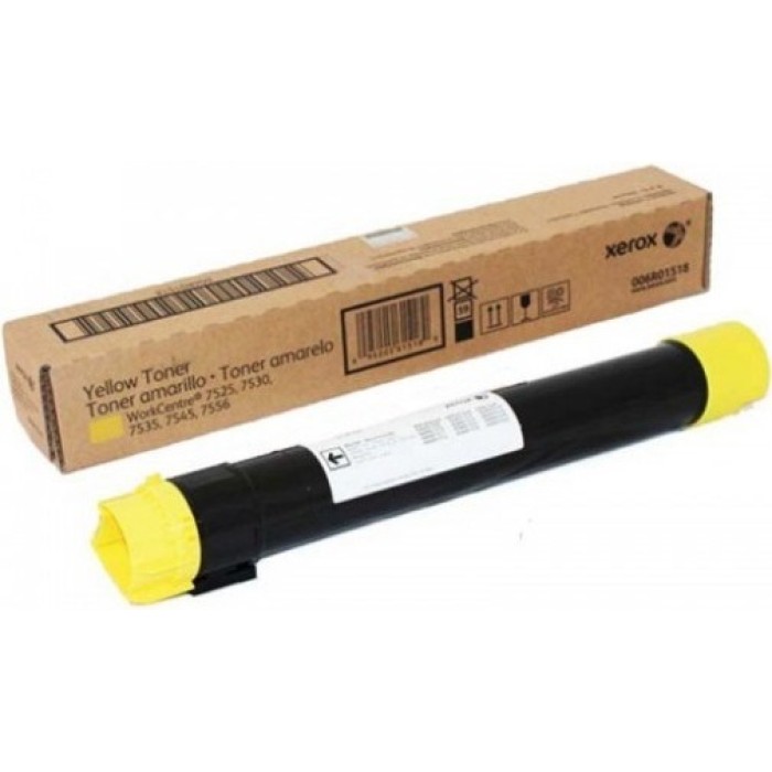 კარტრიჯი Xerox  006R01518 Toner Cartridge Yellow For WC7500/7800/7970 Series 7525/7530/7535/7545/7556, 7830/7835/7845/7855, 7970 (15000 Pages)
