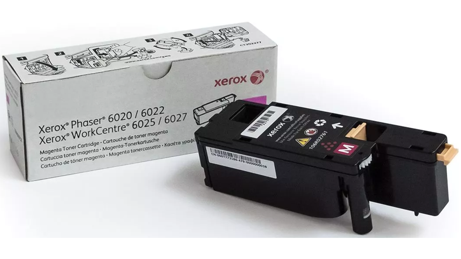 კარტრიჯი Xerox  P6020/6022/WC6025/6027 Magenta 106R02761 Toner Cartridge 1K