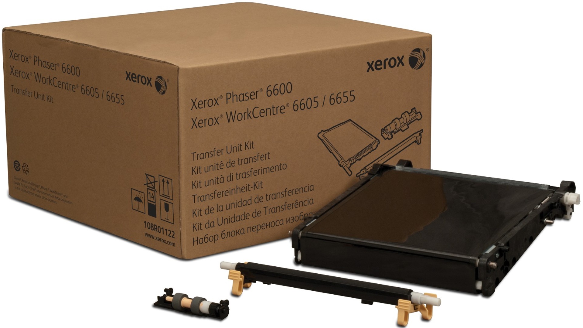 კარტრიჯი Xerox  108R01122 Maintenance Kit, Phaser 6600/WC 6605 & VL C400/C405 (includes Bias Transfer Roller, Feed Roller & Transfer Belt) (100,000 pages)