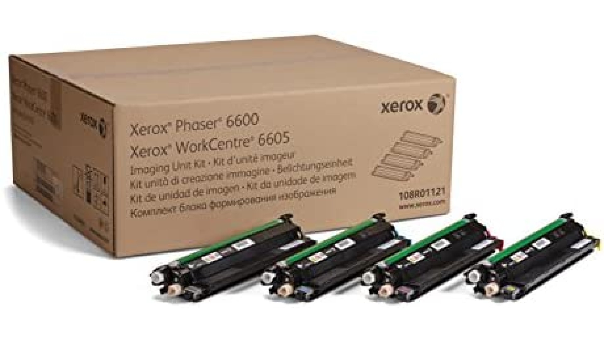 კარტრიჯი Xerox  108R01121 Drum Imaging Unit Kit (Cyan,Black,Magenta,Yellow) For VersaLink C400/C405, WC 6600/6605/665 (60,000 pages)
