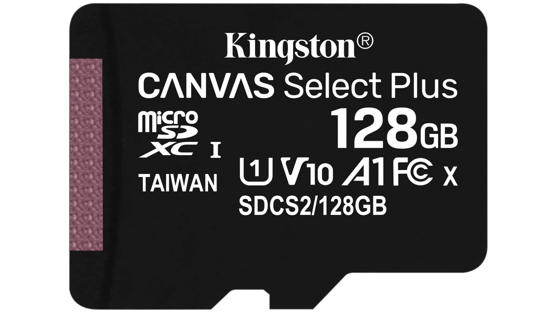 SD ბარათი Kingston  128GB microSDXC Canvas Select Plus 100R A1 C10 Card + Adapter (SDCS2/128GB)