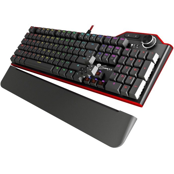 კლავიატურა Genesis   Gaming Mechanical Keyboard RGB  RX85 Brown US Layout
