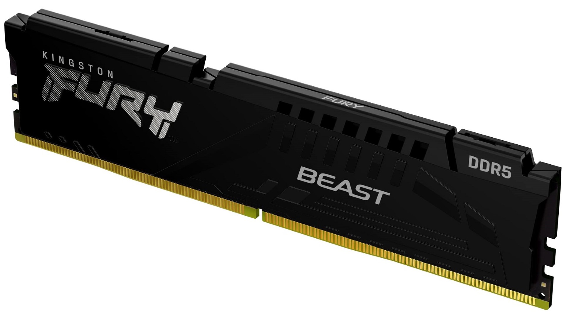 RAM Kingston  Fury Beast 16GB 4800MHz DDR5 CL38 Desktop Memory Single Module KF548C38BB-16, Black (KF548C38BB-16)