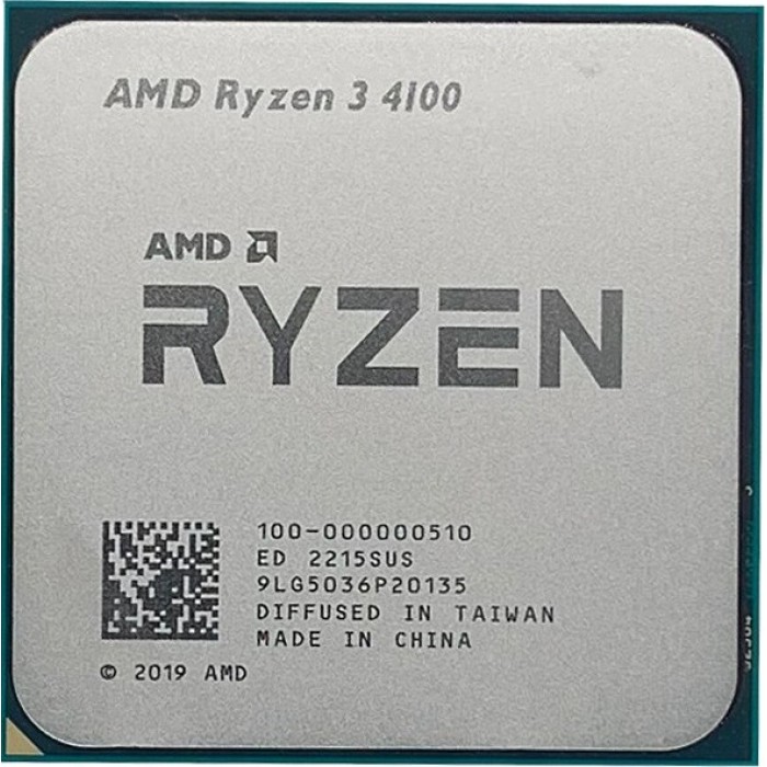 CPU AMD  CPU Desktop Ryzen 3 4C/8T 4100 Tray