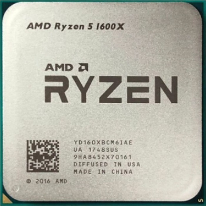 CPU AMD  CPU Desktop Ryzen 5 6C/12T 1600X (3.6/4.0GHz Tray
