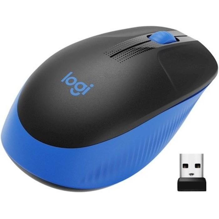მაუსი Logitech LOGITECH M190 Wireless Mouse - BLUE L910-005907