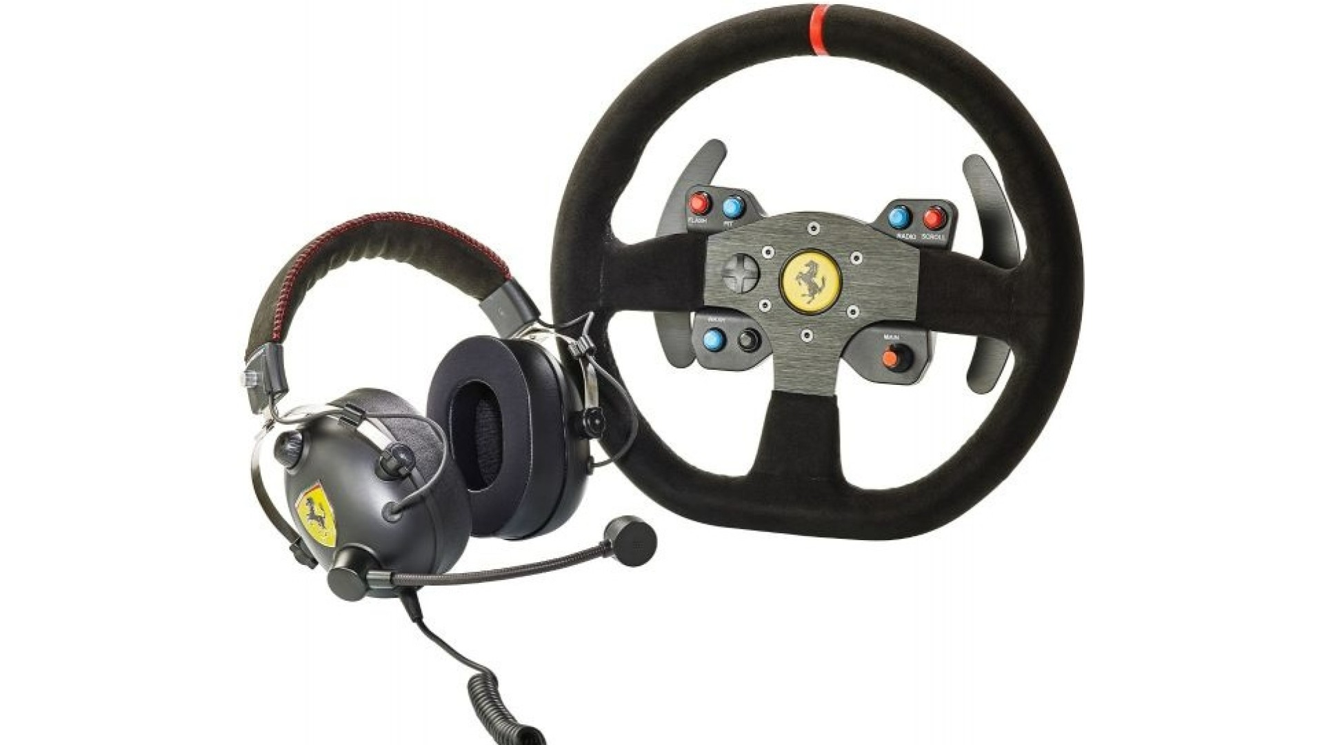 ჯოისტიკი Thrustmaster  Ferrari Race Kit With Alcantara   XboxPS4 PC