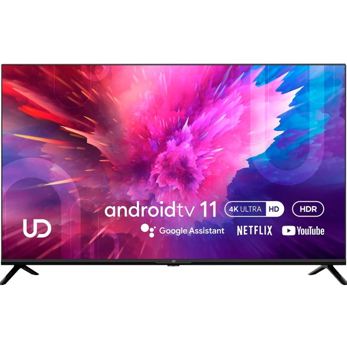 ტელევიზორი UDTV  43U6210 (2022) Android11 16:9 4K  9.5ms 170*/170* 250cd/m2 5000:1 BT5.0 DVB-T/T2/C/S/S2 WiFi RJ45, Cl+ HDMIx2 USB2.0 2x8W