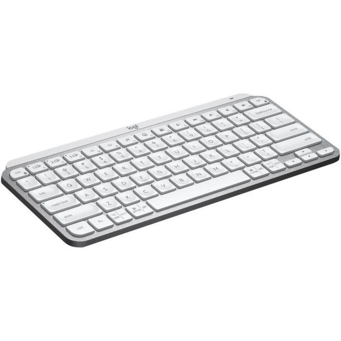 კლავიატურა Logitech Bluetooth   Keyboard MX Keys Mini Pale  SilverFor /PC/Mac (L920010526)