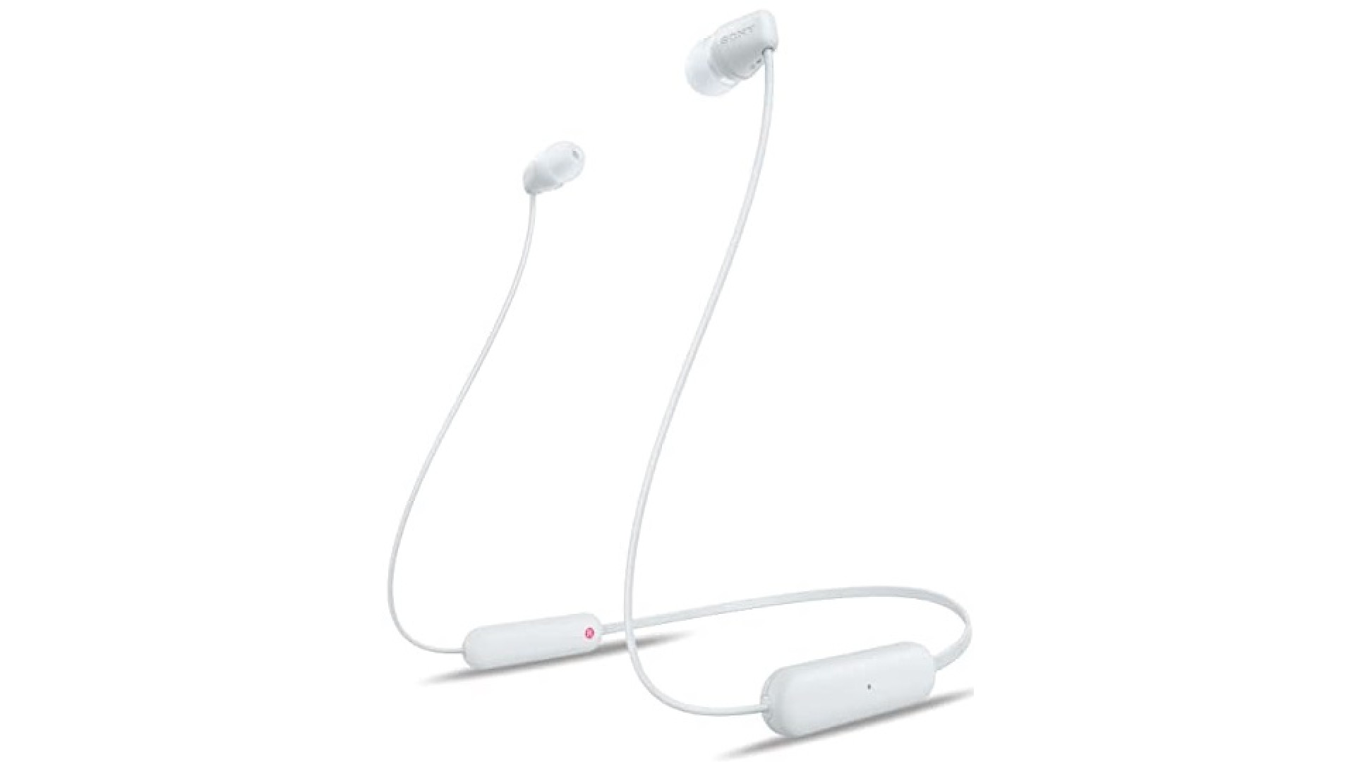ყურსასმენი / In-Ear / Wireless Sony  WI-C100 Wireless In-Ear Earphones WIC100W.E - White
