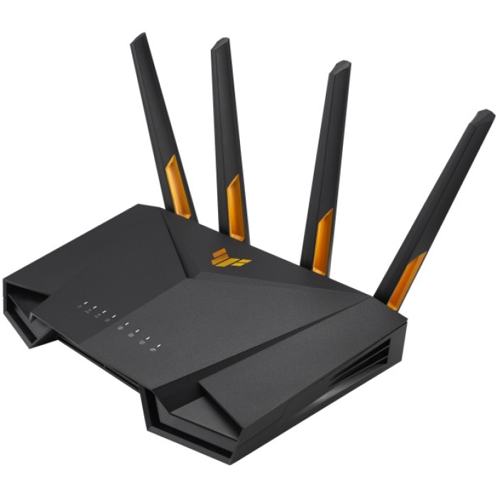 როუტერი Asus TUF Gaming AX3000 V2 Dual Band WiFi 6 Gaming Router with Mobile Game Mode, 3 steps port forwarding, 2.5Gbps port, AiMesh for mesh WiFi, AiProtection P