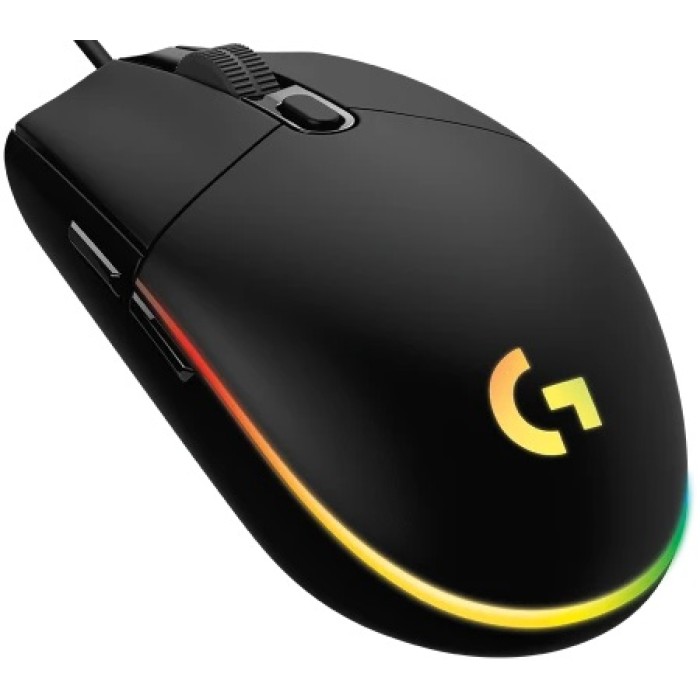 მაუსი Logitech  G102 LIGHTSYNC Corded Gaming Mouse - BLACK - USB - EER (L910-005823)