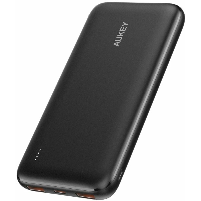Power Bank aukey  PB-N73C 10000mAh 18W PD Power Bank with Integrated USB-C Cable,Black