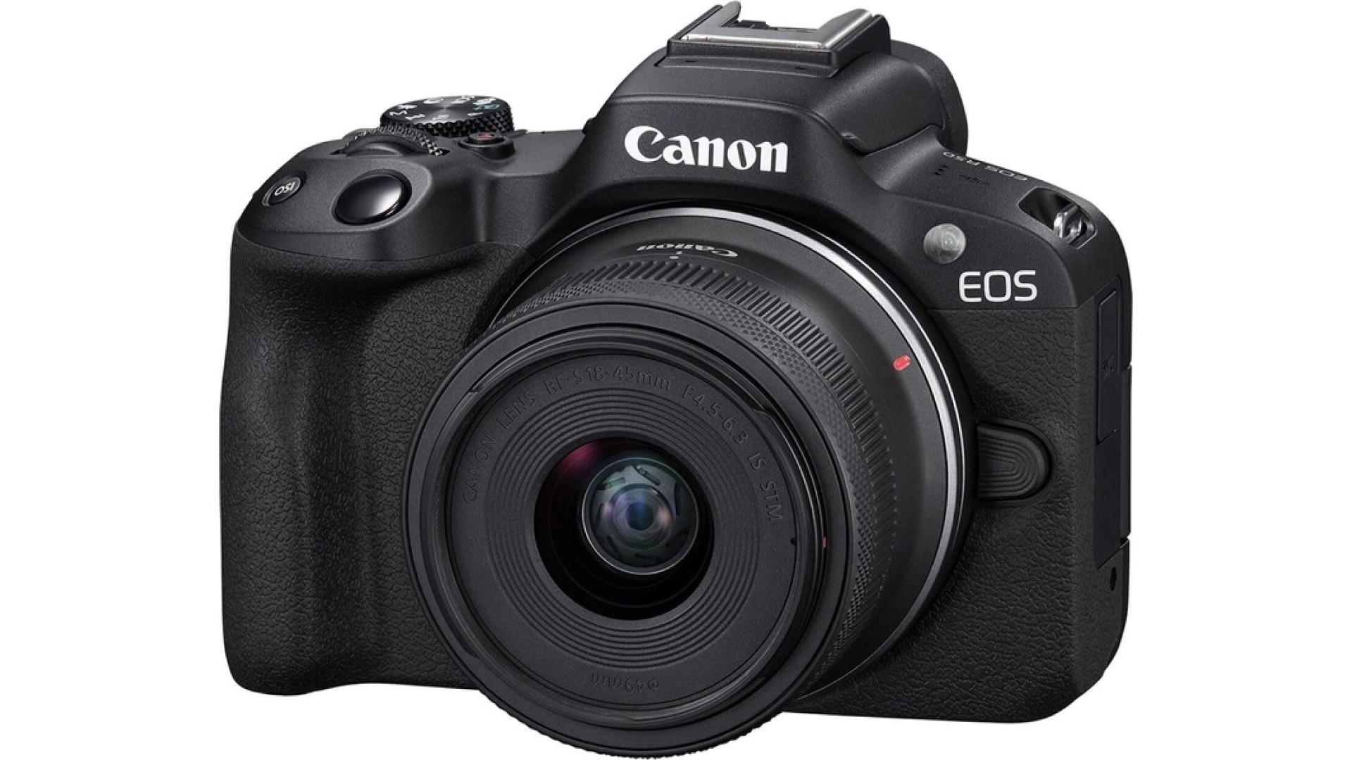 ციფრული კამერა Canon  EOS R50 Mirrorless Camera with 18-45mm Lens (Black)