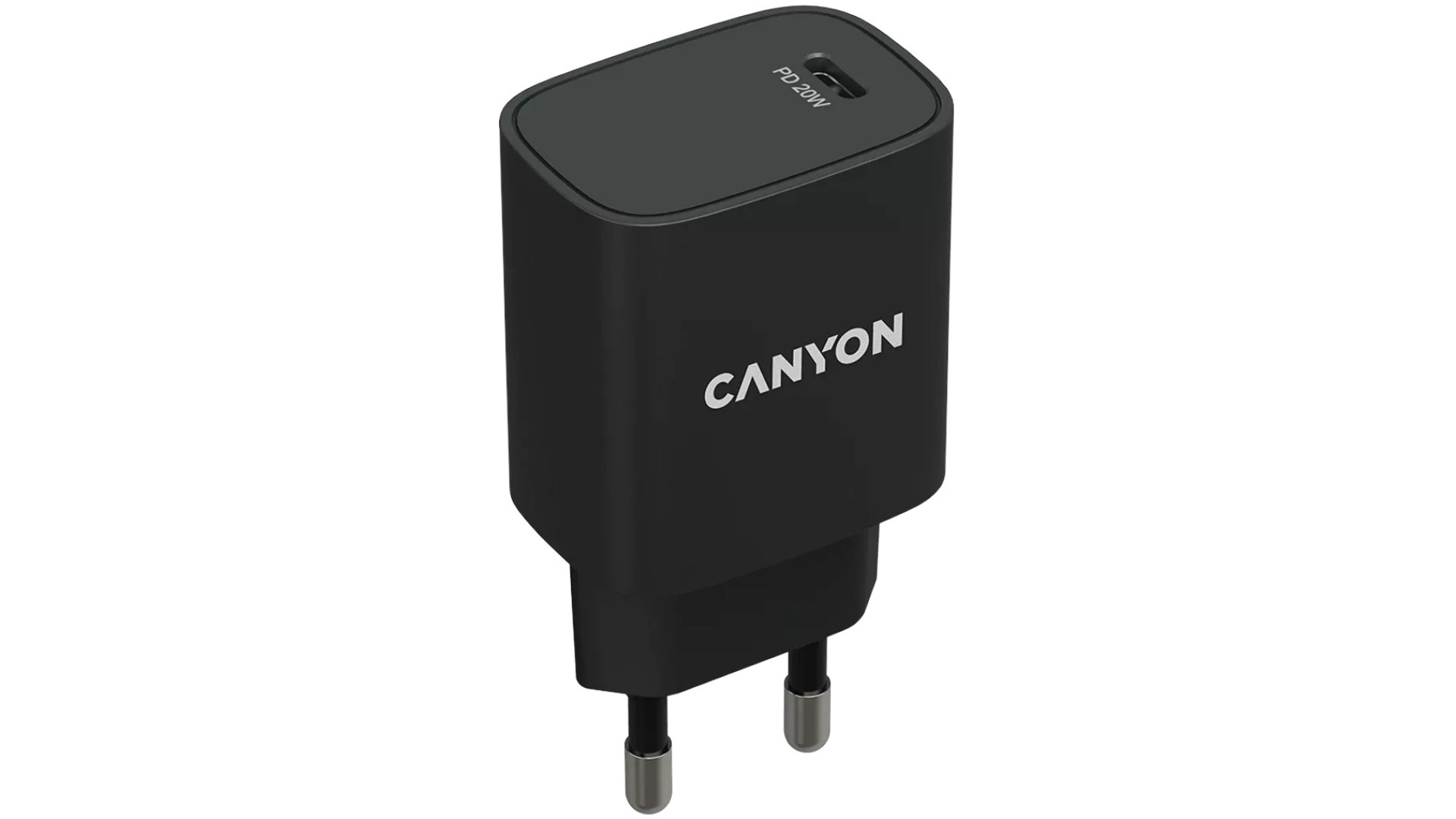 დამტენი Canyon 20W wall charger CNE-CHA20B02 USB-C Black