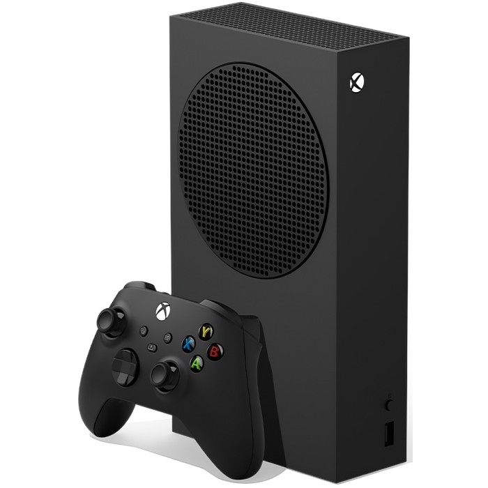 კონსოლი Microsoft  Xbox Series S  Black 1TB Custom NVME SSD CPU. 8X Cores @ 3.6 GHz GPU. 4 TFLOPS, 20 CUs Memory. 10GB GDDR6 128 bit (889842651379) /Xbox Serie