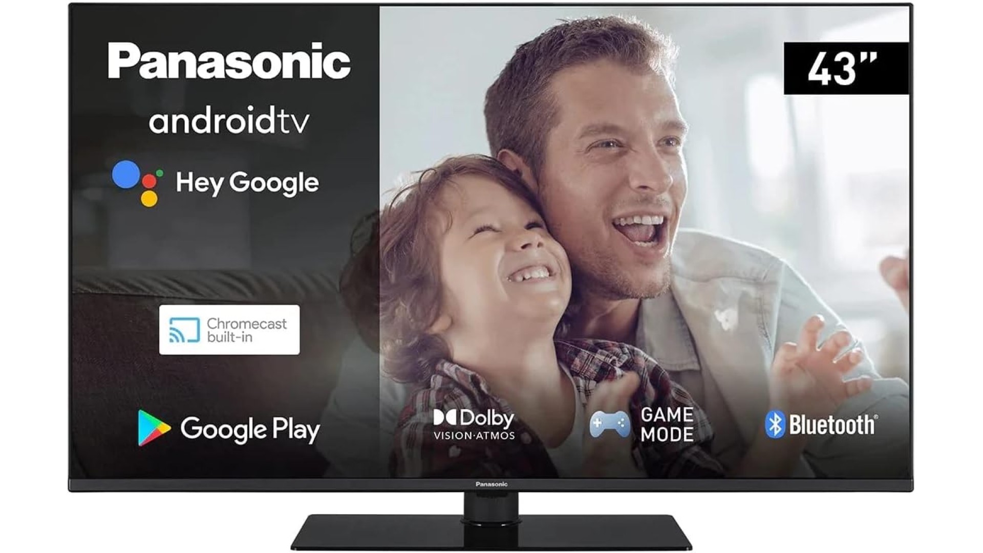 ტელევიზორი Panasonic TX-43LX650E (2023) Smart  Android TV 4K Ultra HD TV High Dynamic Range (HDR), Dolby Atmos & Dolby Vision 2x10W 100x100