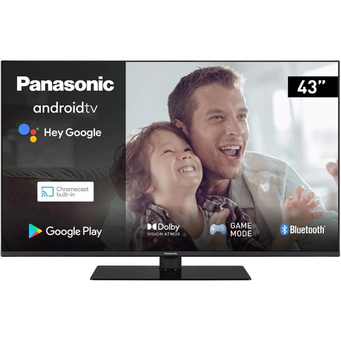 ტელევიზორი Panasonic TX-43LX650E (2023) Smart  Android TV 4K Ultra HD TV High Dynamic Range (HDR), Dolby Atmos & Dolby Vision 2x10W 100x100