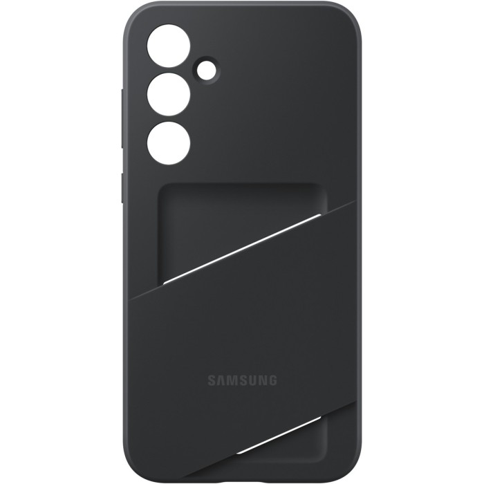 სმარტფონის ქეისი Samsung  Galaxy A35 case Silicone Card Slot Case Black (EF-OA356TBEGRU)