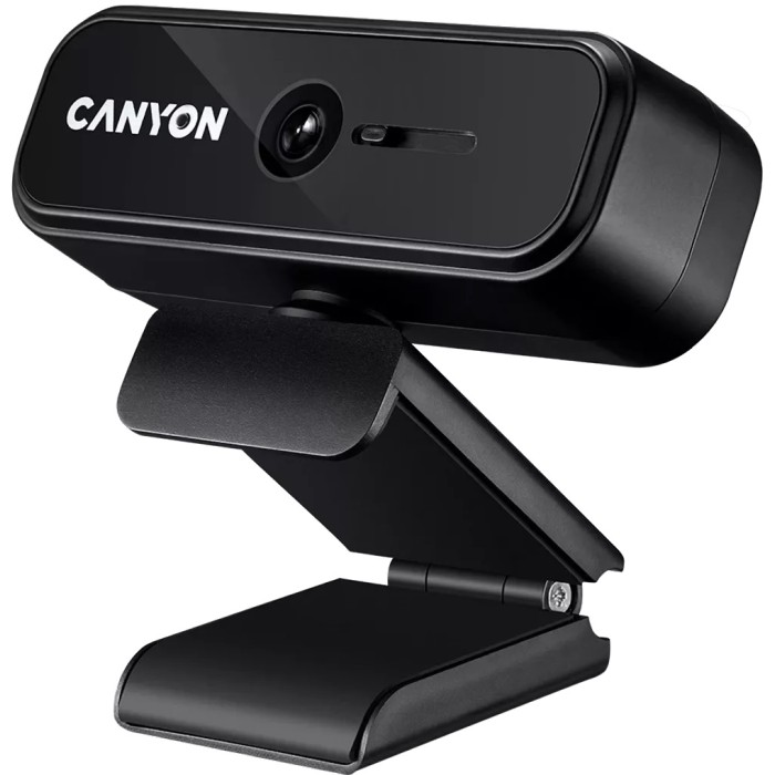 ვებ კამერა CANYON  C2N, 1080P full HD 2.0Mega fixed focus webcam with USB2.0 connector, 360 degree rotary view scope, built in MIC