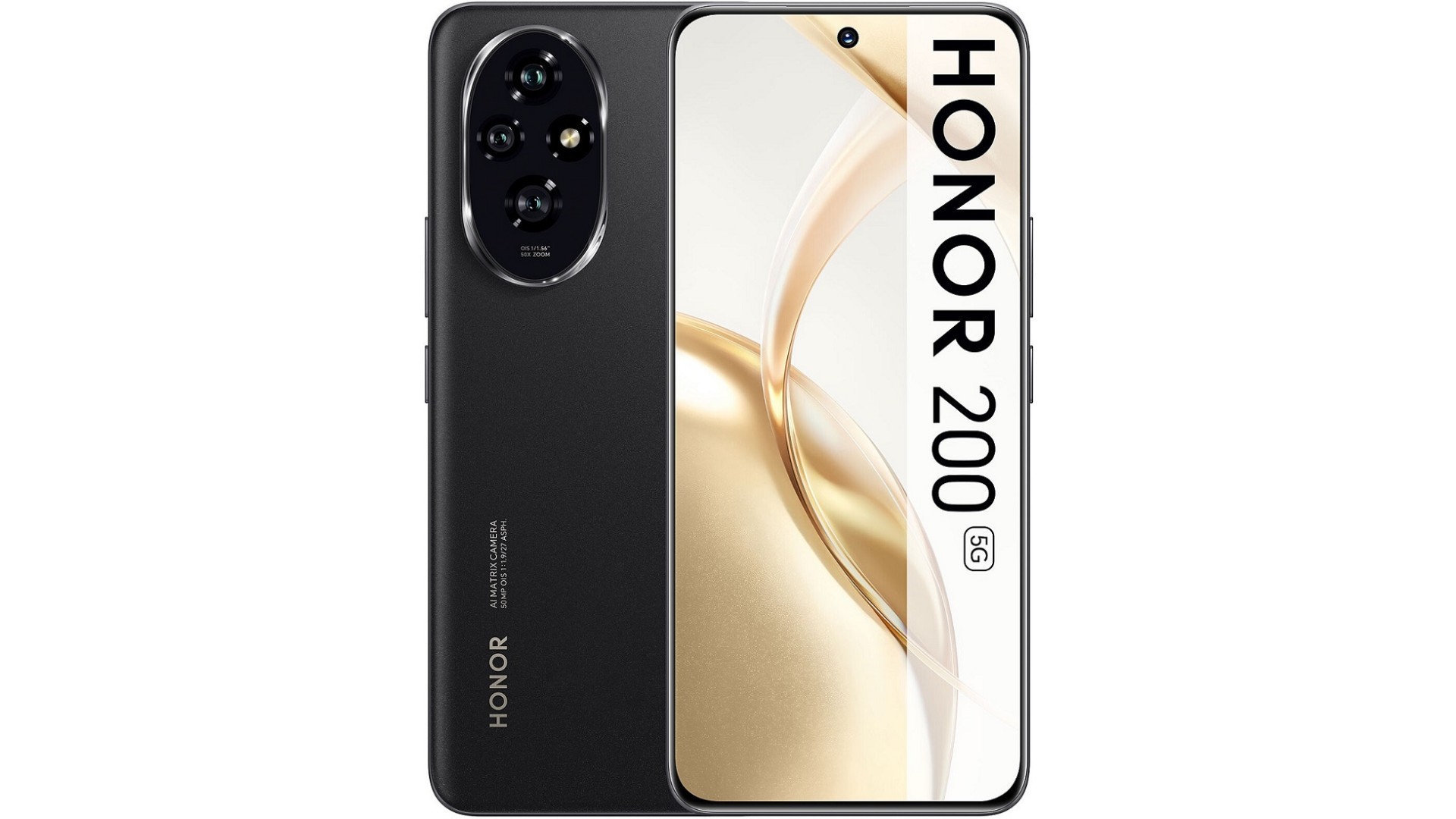 სმარტფონი Honor  200 12GB/512GB Dual Sim LTE Black