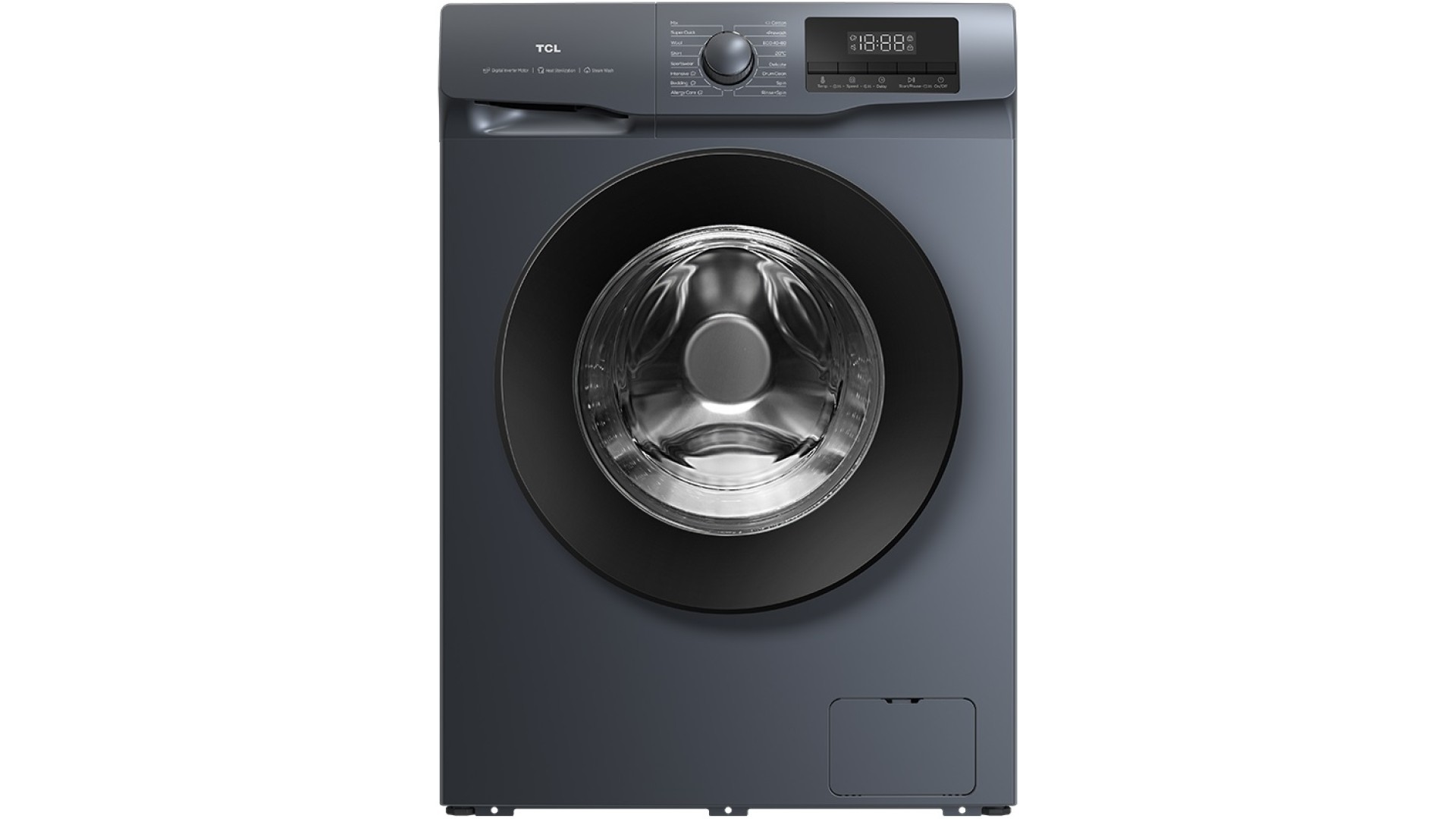 სარეცხი მანქანა TCL  (Promo)  P607FLB - 7 KG DIGITAL INVERTER 1000 RPM, 85X60X50, 16 Programs LED DISPLAY, Interstelar Blue, A+++