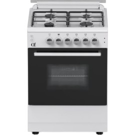 გაზქურა OZ OQ60X60W4E  Coocker, 4Gas, Oven-Electri..
