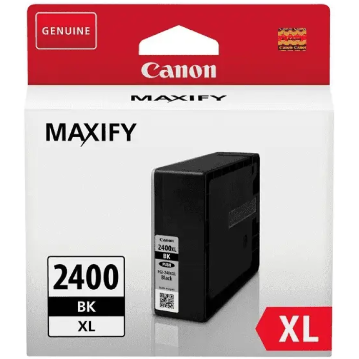 კარტრიჯი Canon  PGI-2400BK XL Black (70ml) For MAXIFY MB5340, MAXIFY MB5040, MAXIFY iB4040 (2500 Pages)
