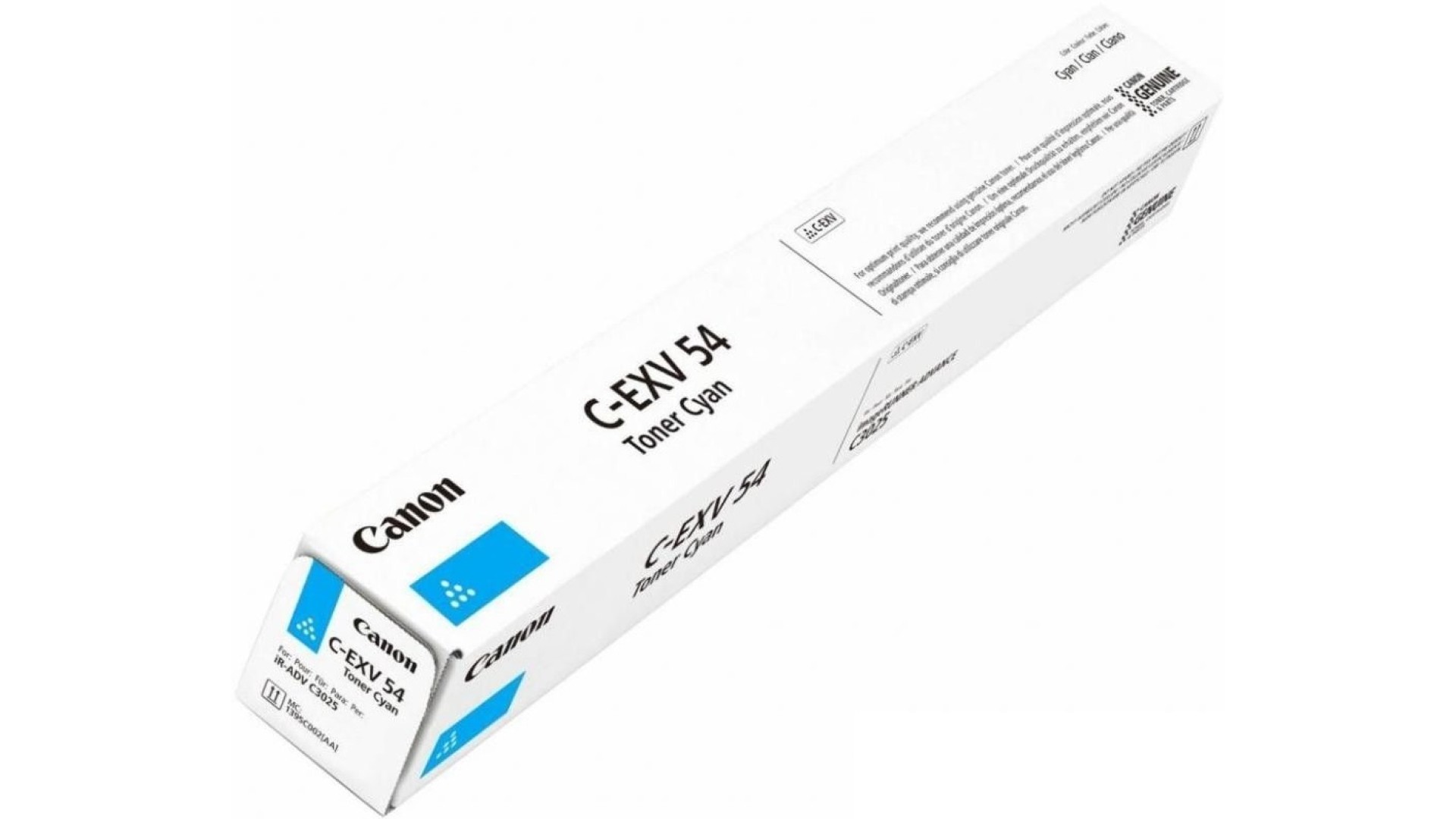 ტონერი Canon  C-EXV54  Toner Cartridge Cyan For IR C3226I, C3025,IR C3025i, C3125i  (8500 Pages)