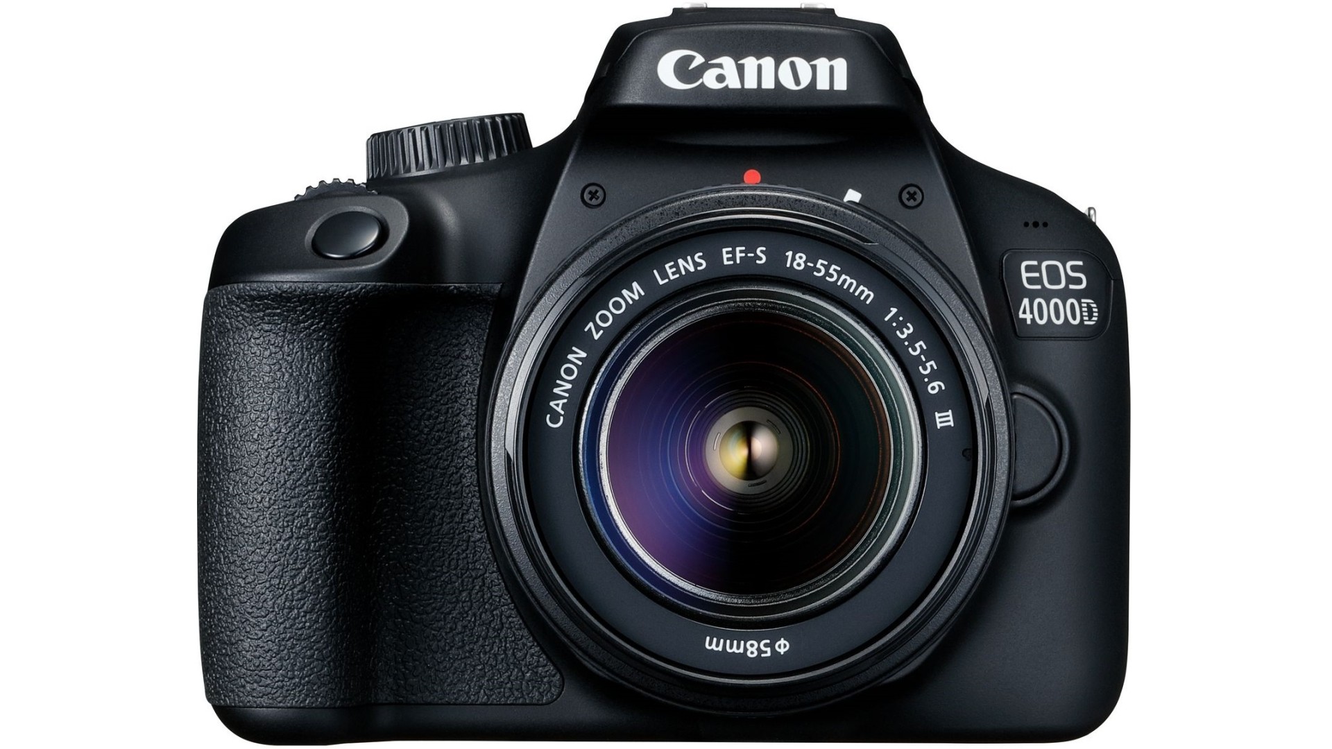 ციფრული კამერა Canon  4000D 18-55DC III 18.0 MP, APS-C senso  Wi-Fi, Black