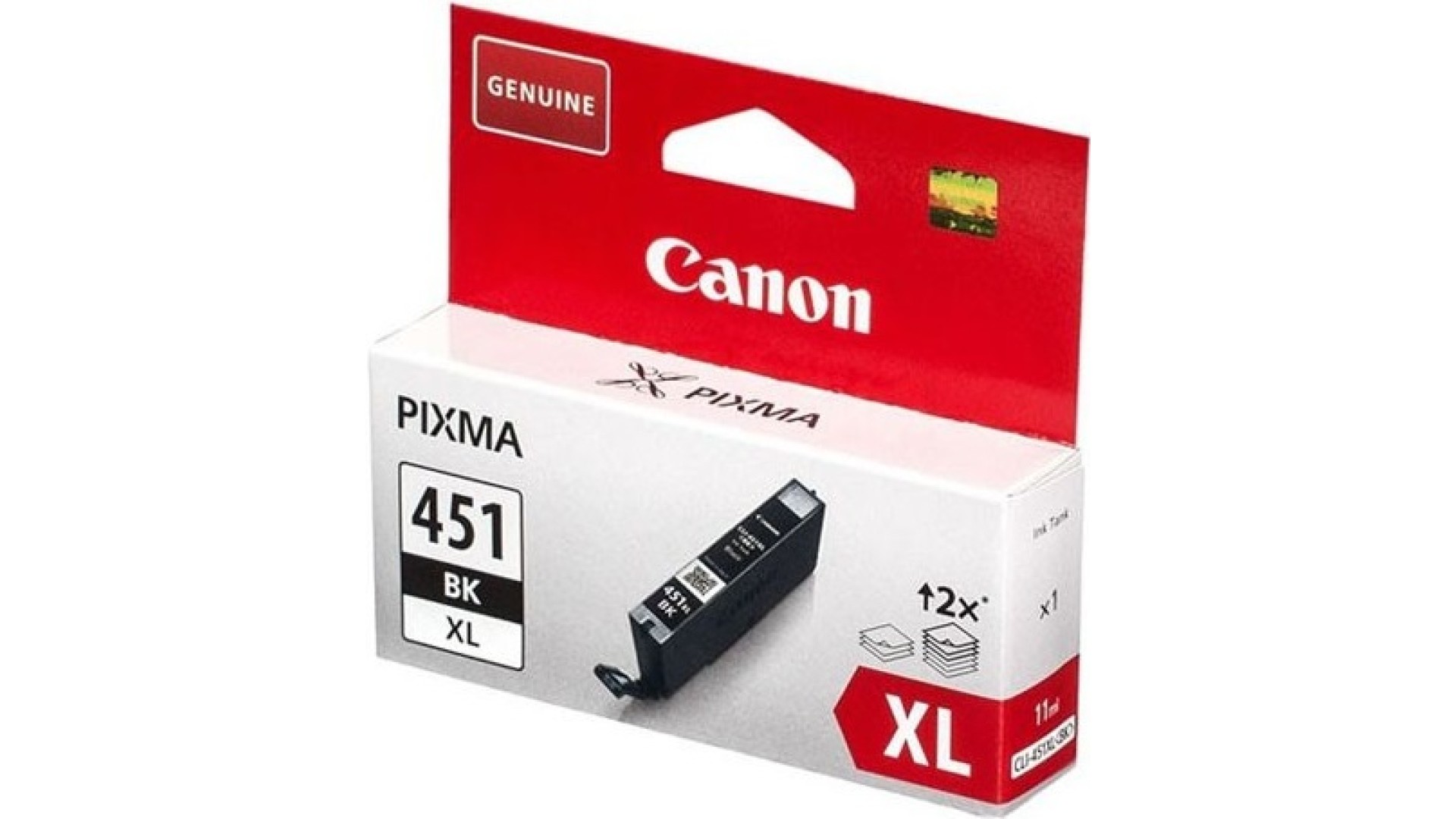 კარტრიჯი Canon  CLI-451XL BK Black for PIXMA IP7240, iP8740, iX6840, MG5440, MG5540, MG5640, MG6340, MG6440, MG6640, MG7140, MG7540, MX924 ( 450 Pages)
