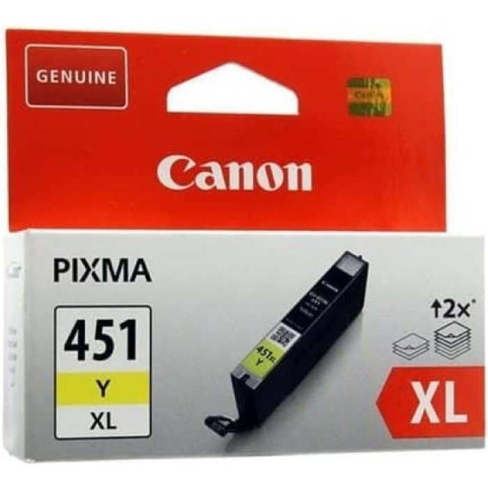 კარტრიჯი Canon  CLI-451 XL Yellow for PIXMA IP7240, iP8740, iX6840, MG5440, MG5540, MG5640, MG6340, MG6440, MG6640, MG7140, MG7540, MX924